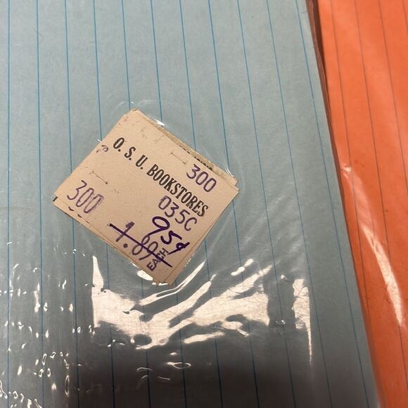 Jumbo Ruled Index Cards Educational Tools lot of 3 blue orange NOS - Picture 4 of 5